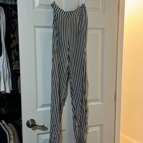 XIX Palms Striped Pant - Slit in Bottom Leg - Size 1 - Excellent Condition - Picture 1 of 4